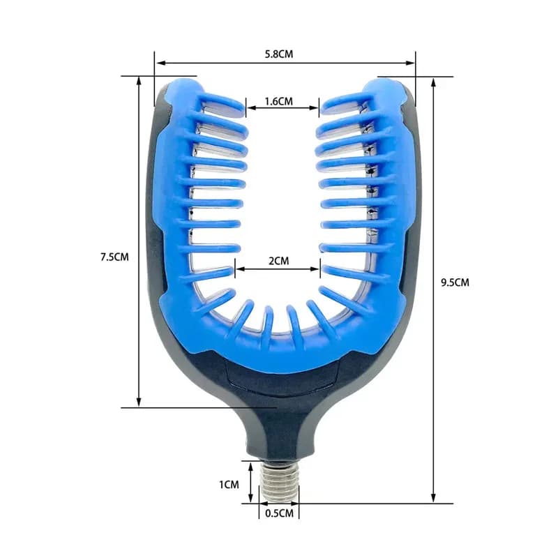 Support de canne à pêche BRAVMACK avec grip anti-dérapant pour maintien sécurisé des cannes