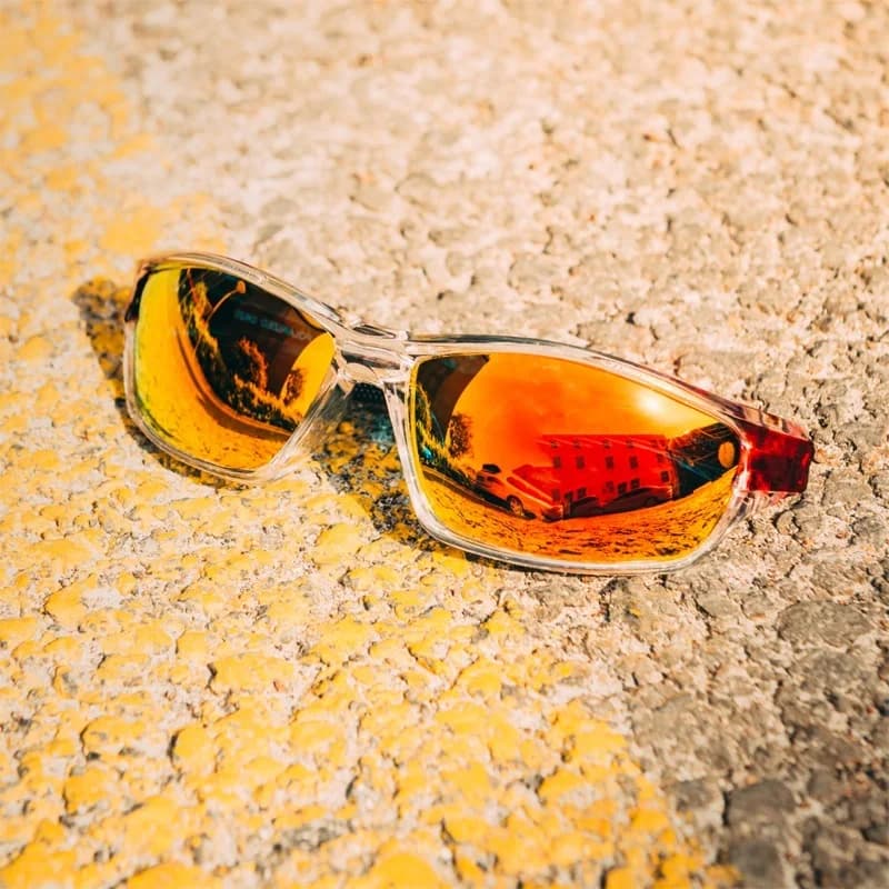 Lunettes de pêche polarisées pour hommes et femmes avec chaîne pour conduite et randonnée