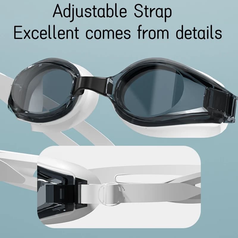 Lunettes de natation unisexe anti-buée étanches - Protection UV pour adultes sans fuite d'eau