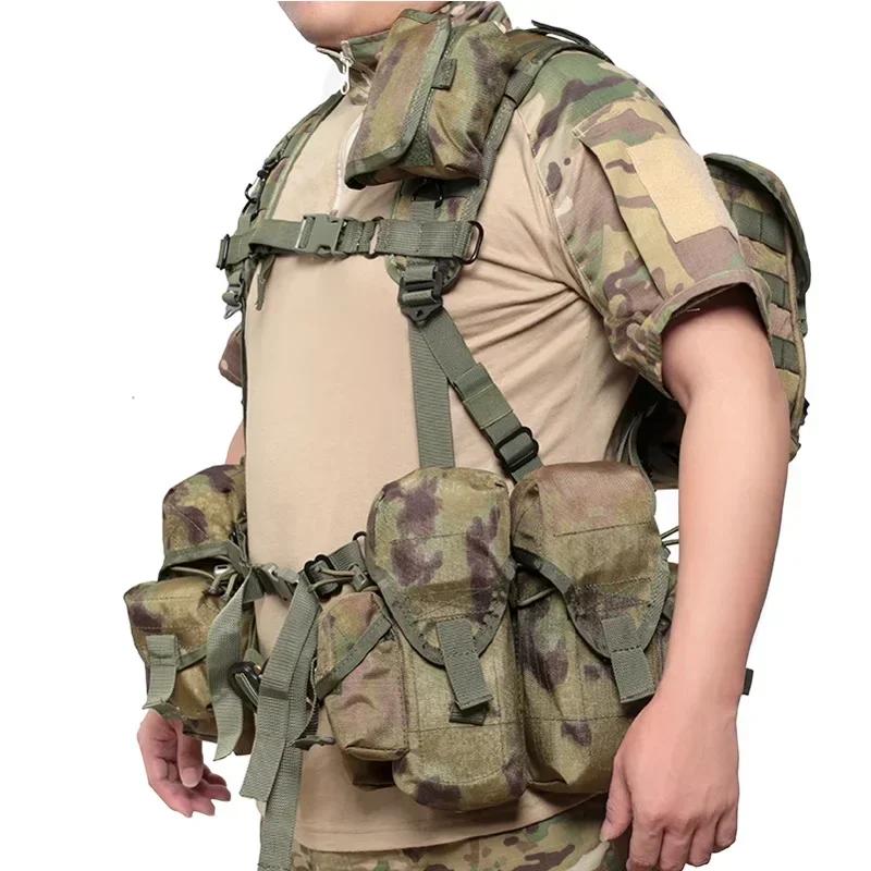 Veste tactique forces spéciales pêche - Équipement randonnée pêche - Fan chasse gros poissons