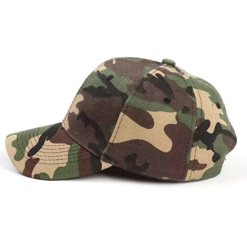 Casquette militaire tactique camouflage pêche - Chapeau baseball armée paintball pêche réglable protection UV