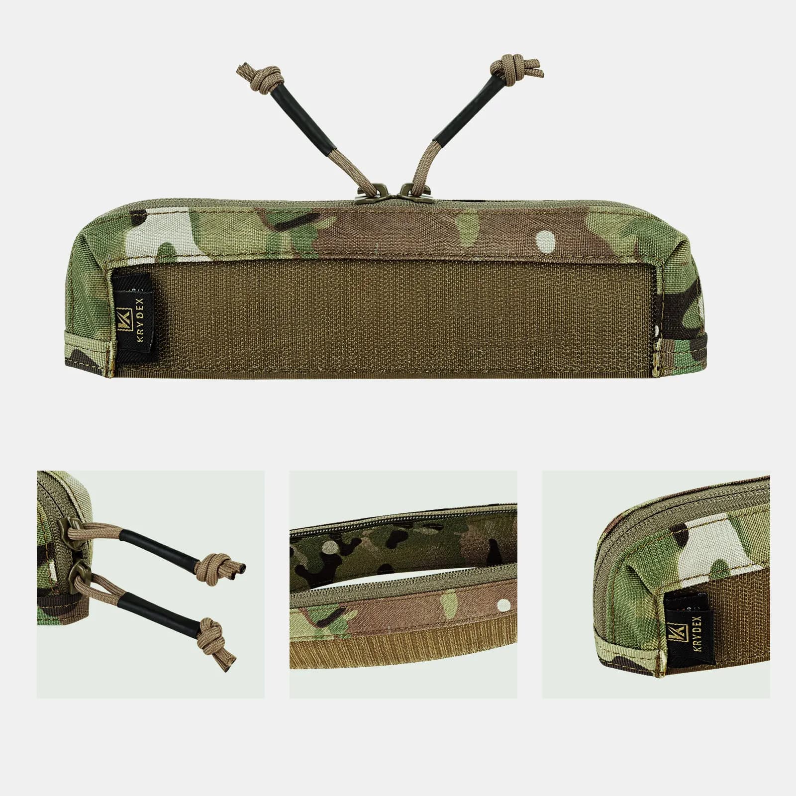 Insert de poche KRYDEX MK3 MK4 pour chest rig - Couverture à double fermeture éclair