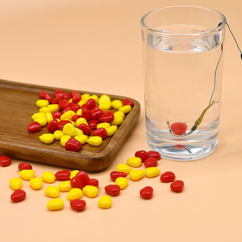 Maïs silicone flottant MNFT - 25/50 pièces appâts souples parfumés pour pêche fine de la carpe