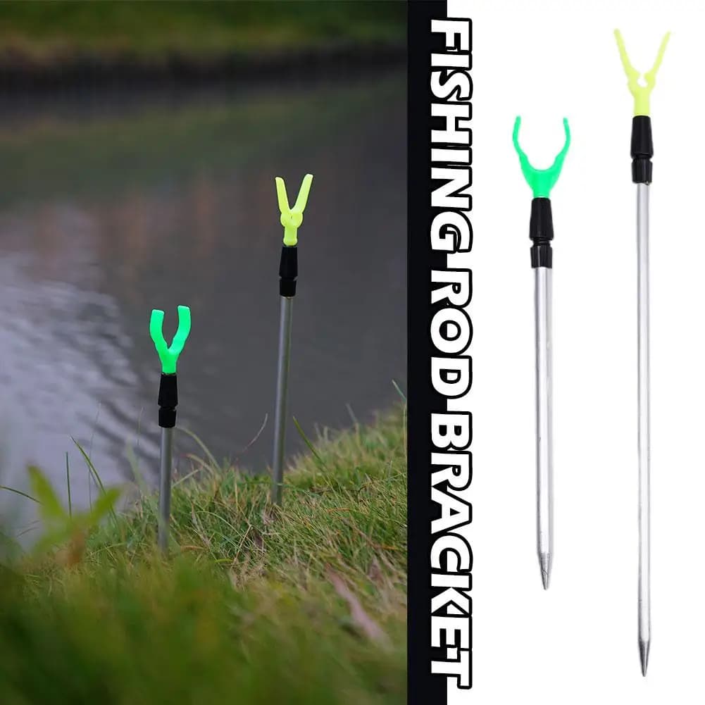 50/80cm Fishing Bankstick Adjustable Extending Rod Rest Telescopic Fishing Stand