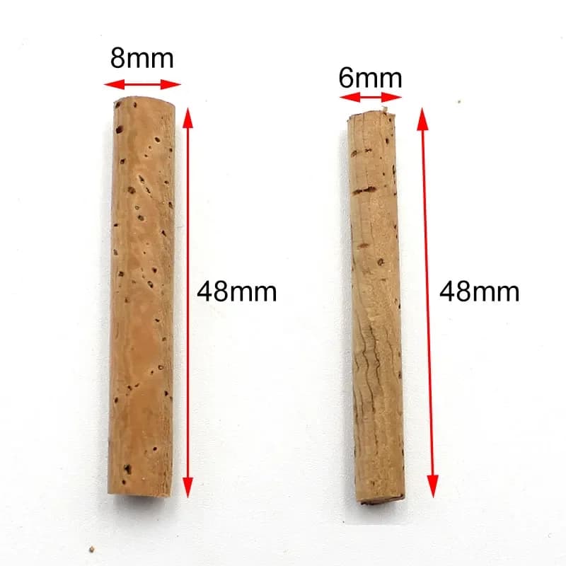 Bâtonnets liège 6mm/8mm pour augmenter flottabilité bouillettes carpe - accessoires pêche pop up