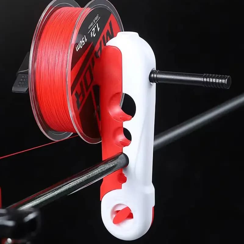 Enrouleur ligne pêche portable ABS pour moulinets casting et spinning remplissage précis