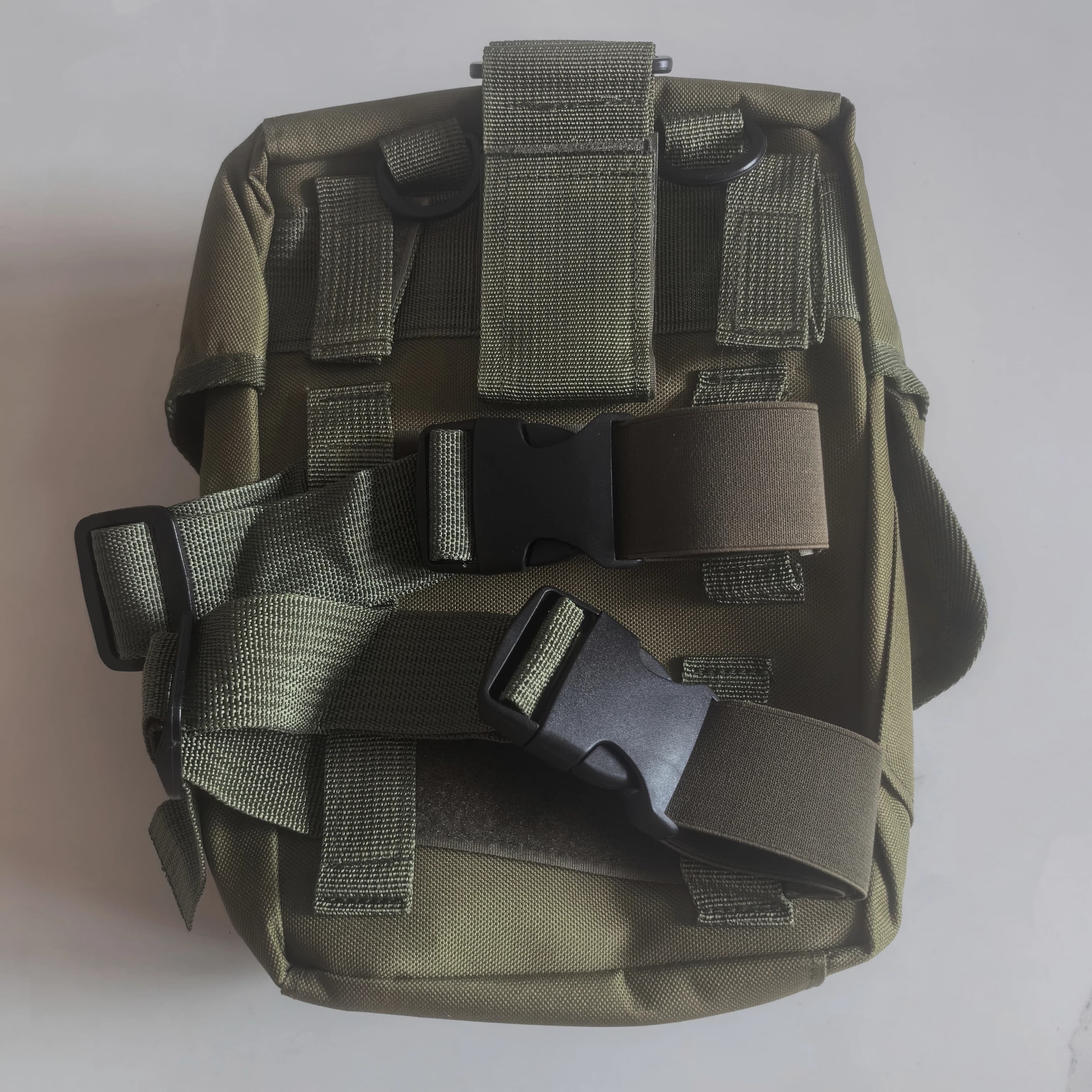 Sac de jambe tactique rangement pêche - Accessoire portable pour équipement de pêche