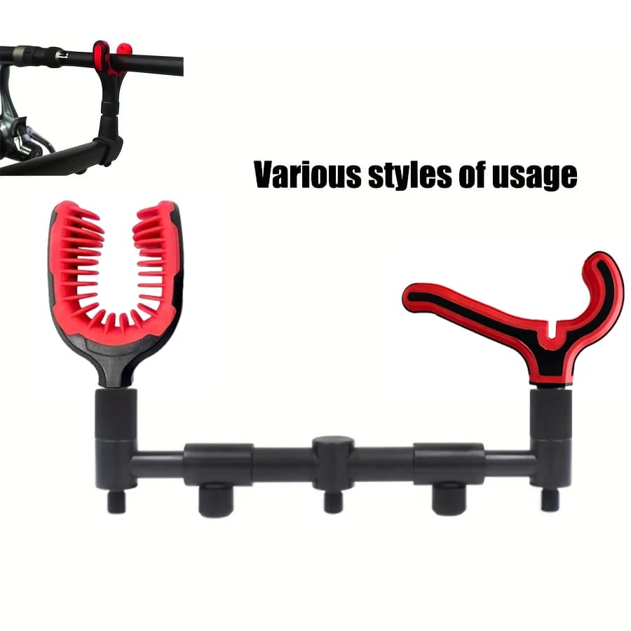 Support canne à pêche réglable premium base filetée - organisateur léger PVC carp fishing durable