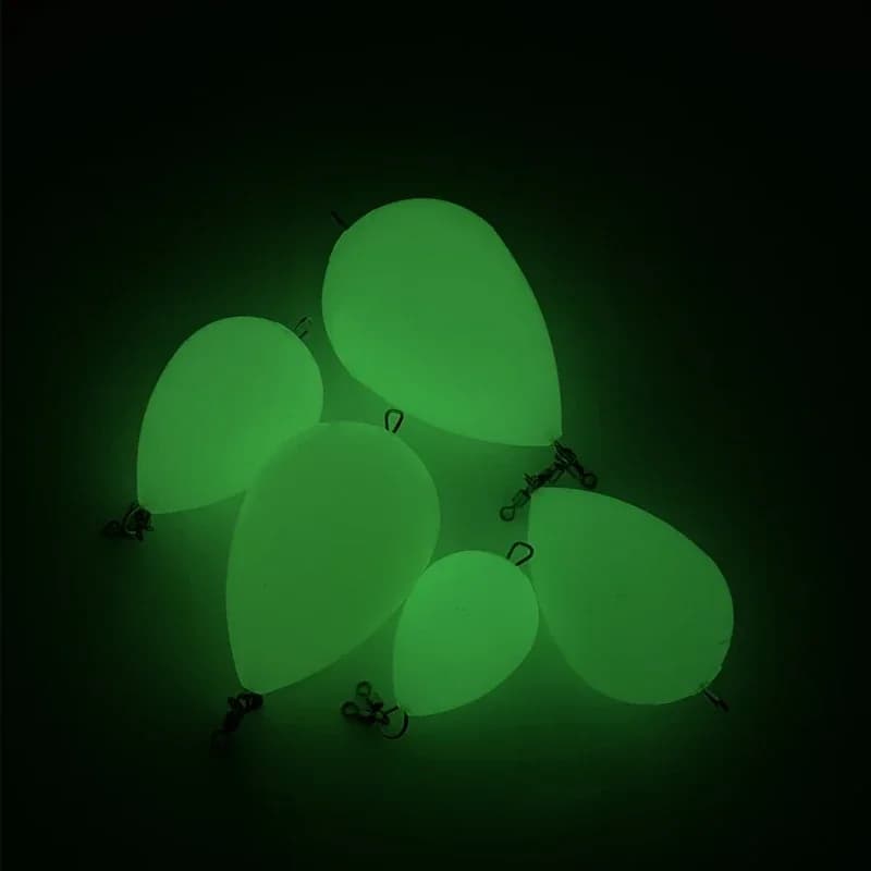 Flotteur lumineux pour pêche de nuit, aide au lancer longue distance et à la présentation des appâts