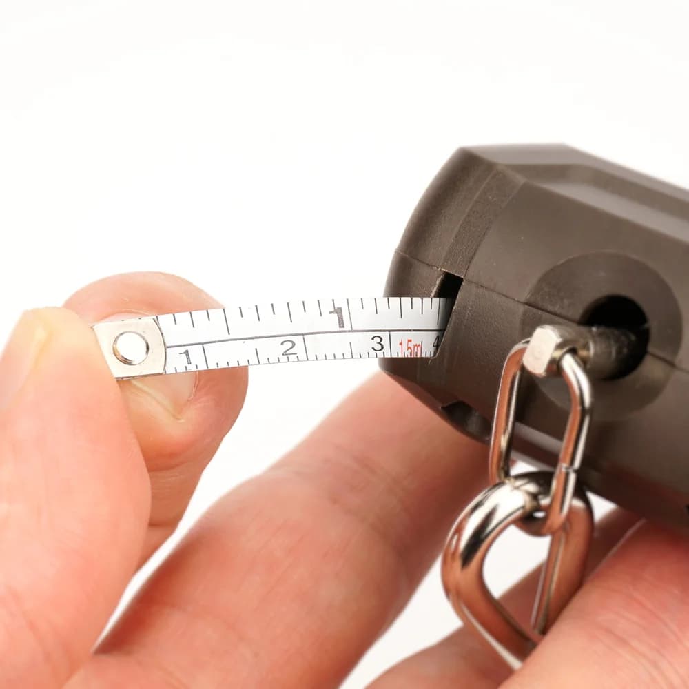 Balance pêche numérique Hirisi 50kg avec règle - Outil anti-dérapant pour pêche à la carpe précise