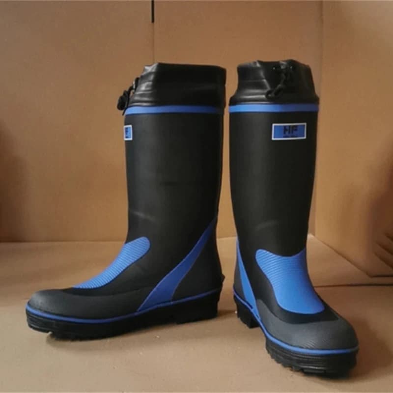 Chaussures de pêche imperméables semelle caoutchouc antidérapante pour rochers et pêche à la mouche