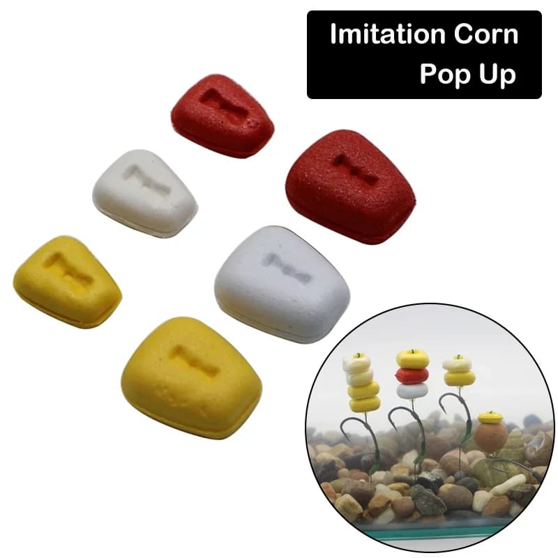 Leurre maïs flottant pour pêche à la carpe - Appât pop-up haute flottabilité S/L - Accessoires hair rig