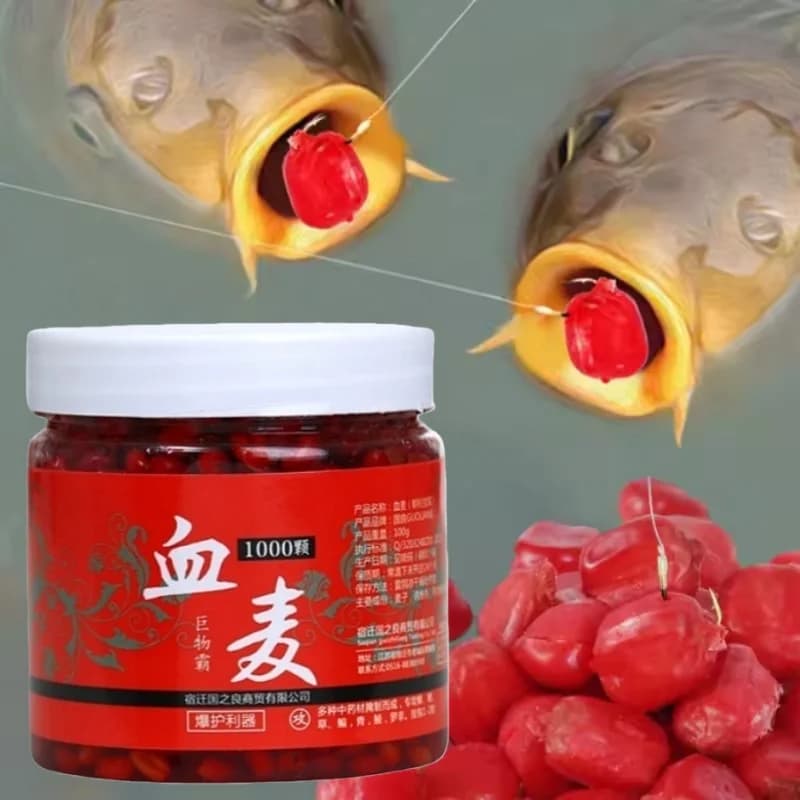 Blé sanguin pêche granulé aliment poisson sauvage carpe fosse noire hareng appât spécial