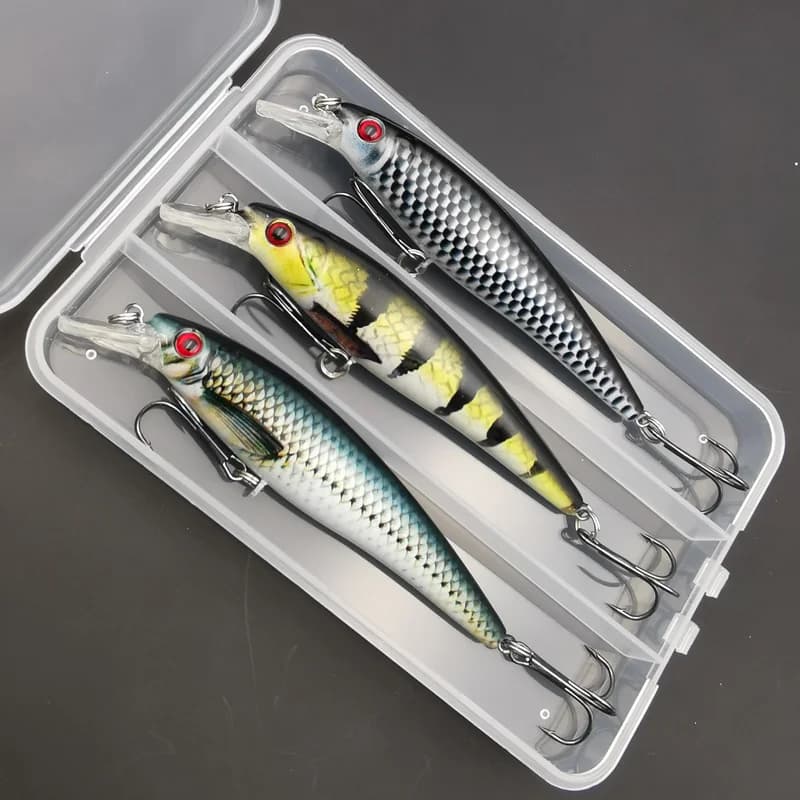 Leurre pêche 13g leurre minnow coulant 1 ou 3 pièces appât artificiel coloré pour carnassiers