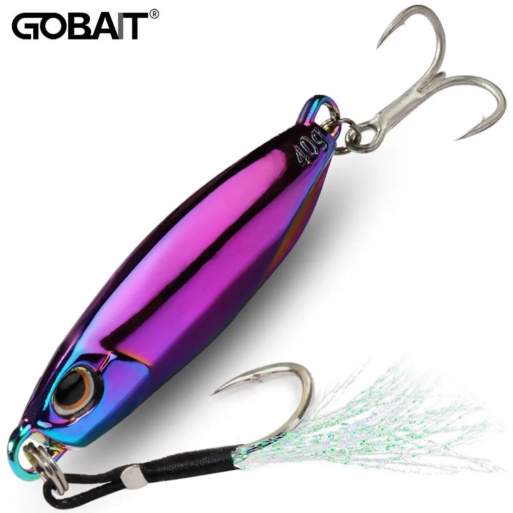 Leurre métal jig 10g à 40g pour brochet carpe - Swimbait cuiller pêche mer kit leurres artificiels
