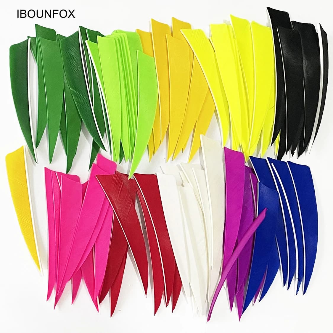 50 plumes naturelles dinde pour flèches chasse - Empenneuses RW pour accessoires arc pêche