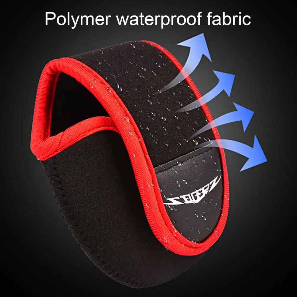 Étui de protection portable pour moulinet baitcasting - Housse de rangement néoprène équipement pêche