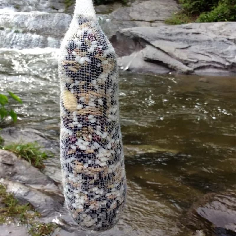 Nid de pêche soluble 5M pour carpe avec filet 18 à 44MM, accessoires feeder écologiques pêche européenne