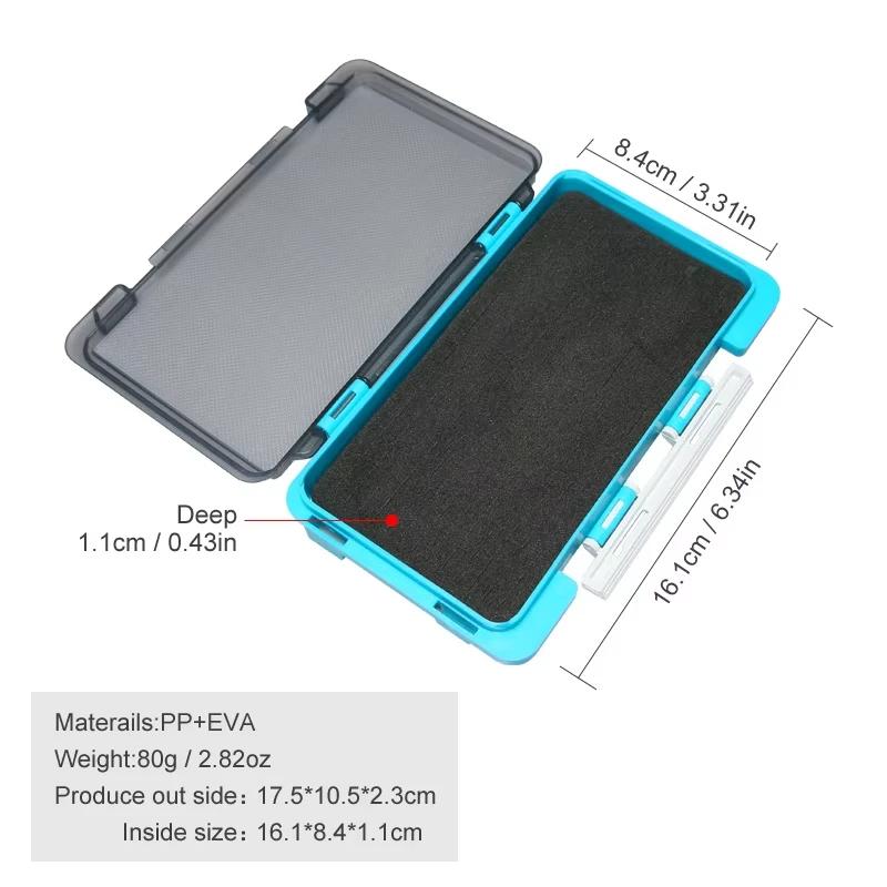 Boîte pêche plastique organisateur leurres hameçons cuillères - Boîtier rangement éponge portable