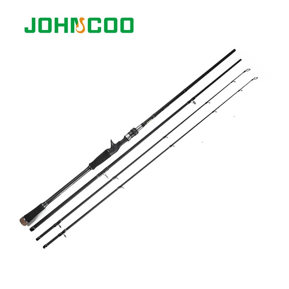 Canne mer carbone JOHNCOO 2.7m-3.0m puissance MH/H pour bar et pêche côtière en 3 sections