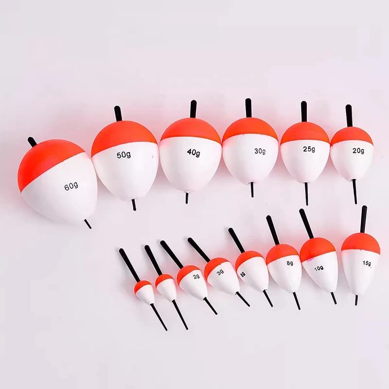5 flotteurs de pêche EVA 2g à 60g pour la mer, accessoires et équipement de pêche robustes