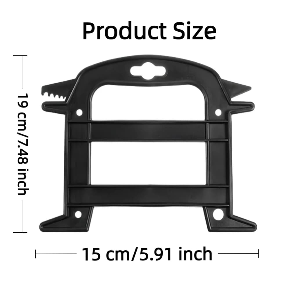 Bobineur de corde échelle pour pêche et camping - Organisateur de ligne, fil et cordage - Outil de rangement