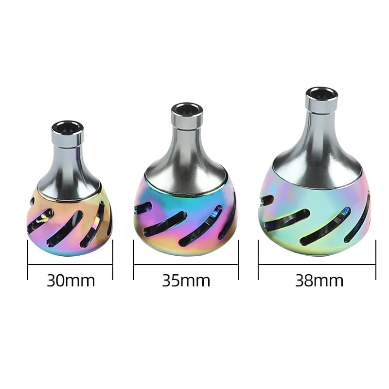 Manivelle moulinet pêche ROLLFISH poignée métal bouton ergonomique bras oscillant modification DIY