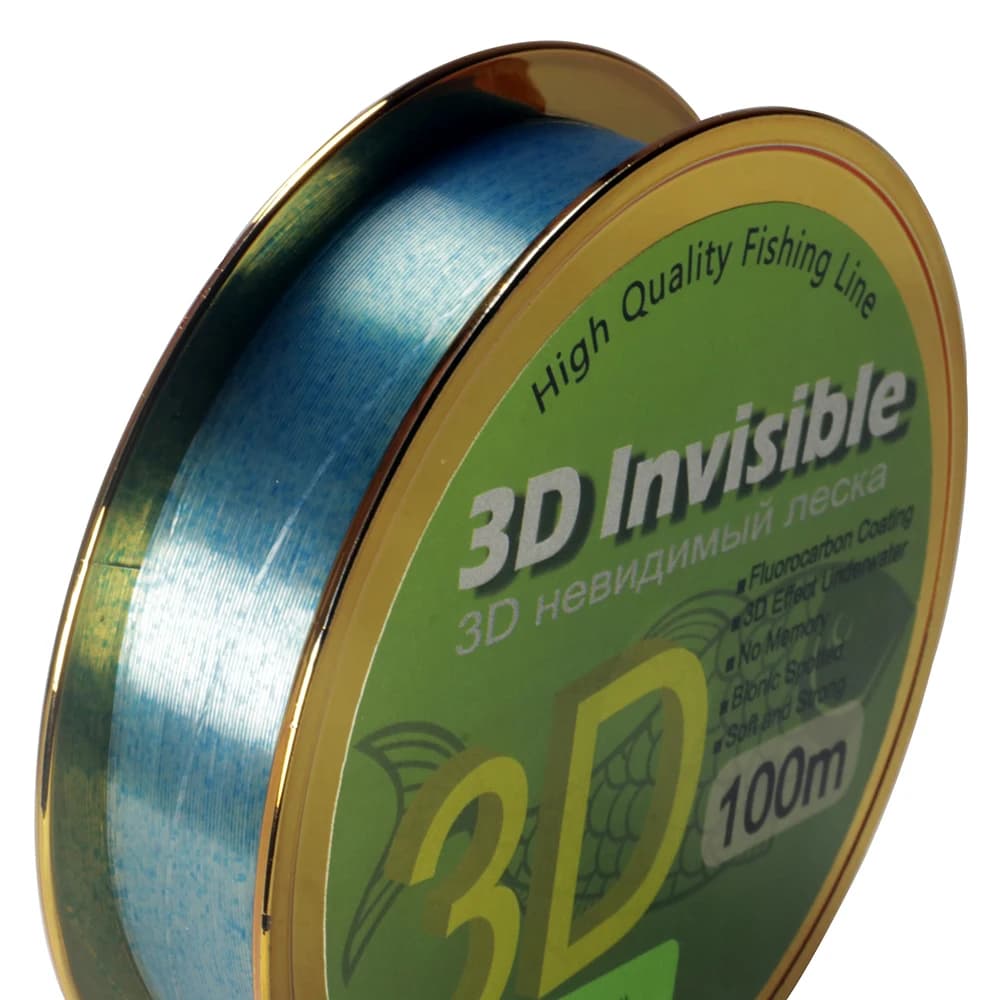 Ligne fluorocarbone japonaise invisible 100m 0.14-0.47mm pour pêche discrète