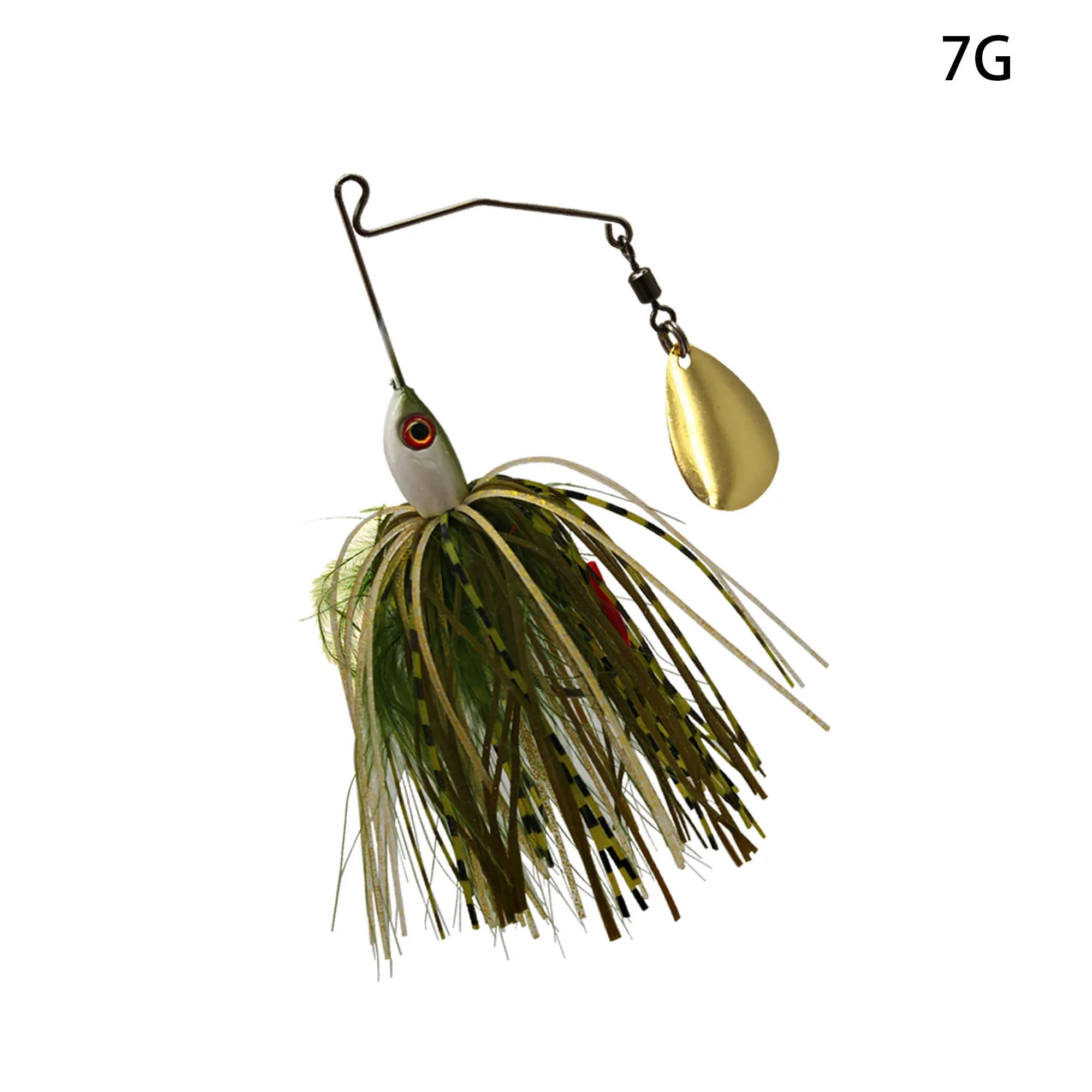 Leurre spinner bait Mycena 7G/9G pour brochet et perche - Chatter bait avec lame vibrante