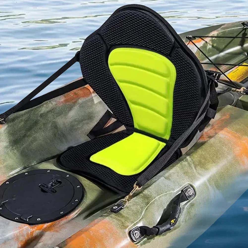 Siège réglable avec dossier pour paddle et kayak - support pêche canoë rangement sac antidérapant