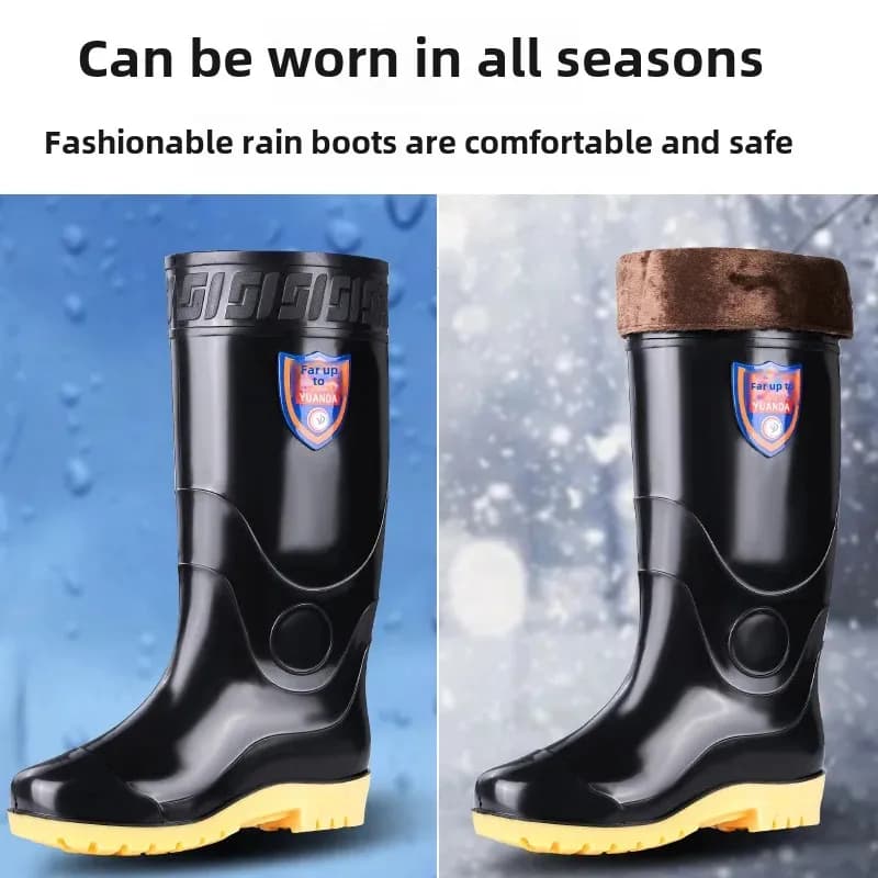 Chaussures pluie homme automne hiver hautes mesh légères durables imperméables bureau extérieur pêche