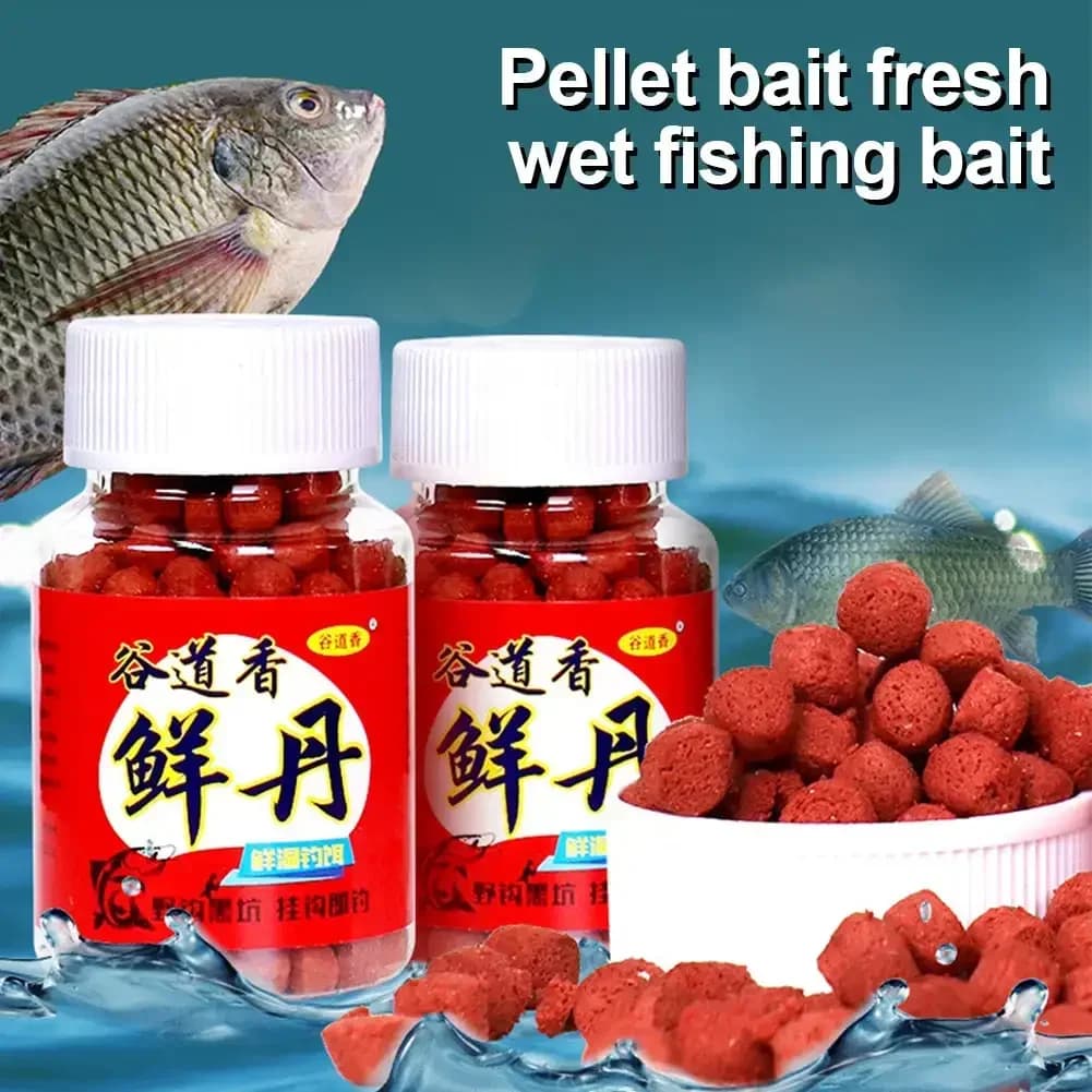 Granulés protéinés humides attractants pêche - Appât forte odeur poissonnée pêche sauvage homme paresseux