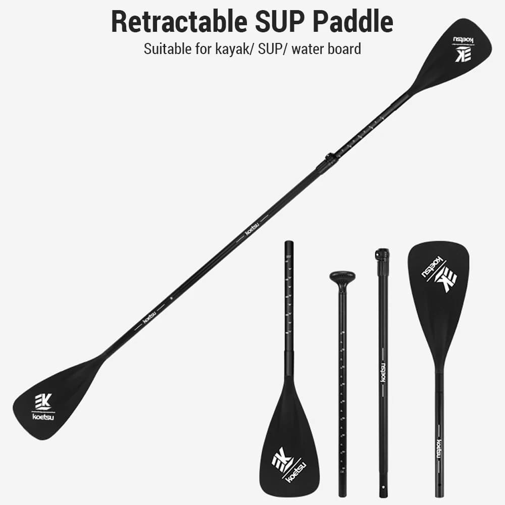 Pagaie SUP réglable aluminium rétractable portable paddle planche stand up paddle