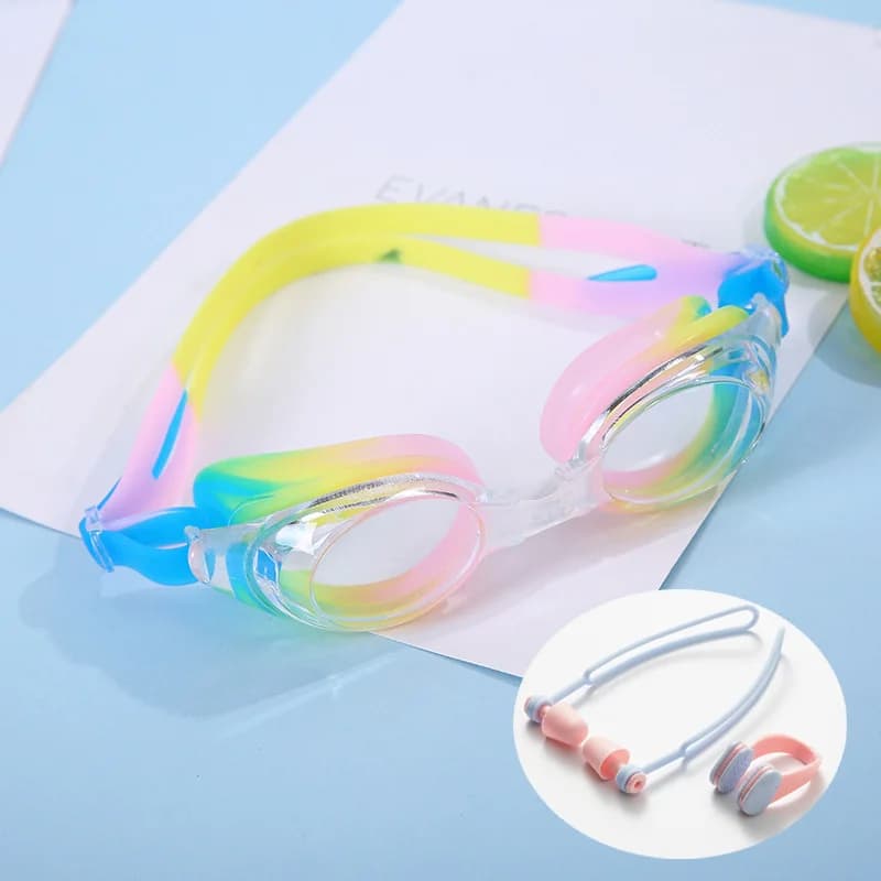 Lunettes de natation anti-buée UV unisexe - ajustables et étanches pour adultes et enfants