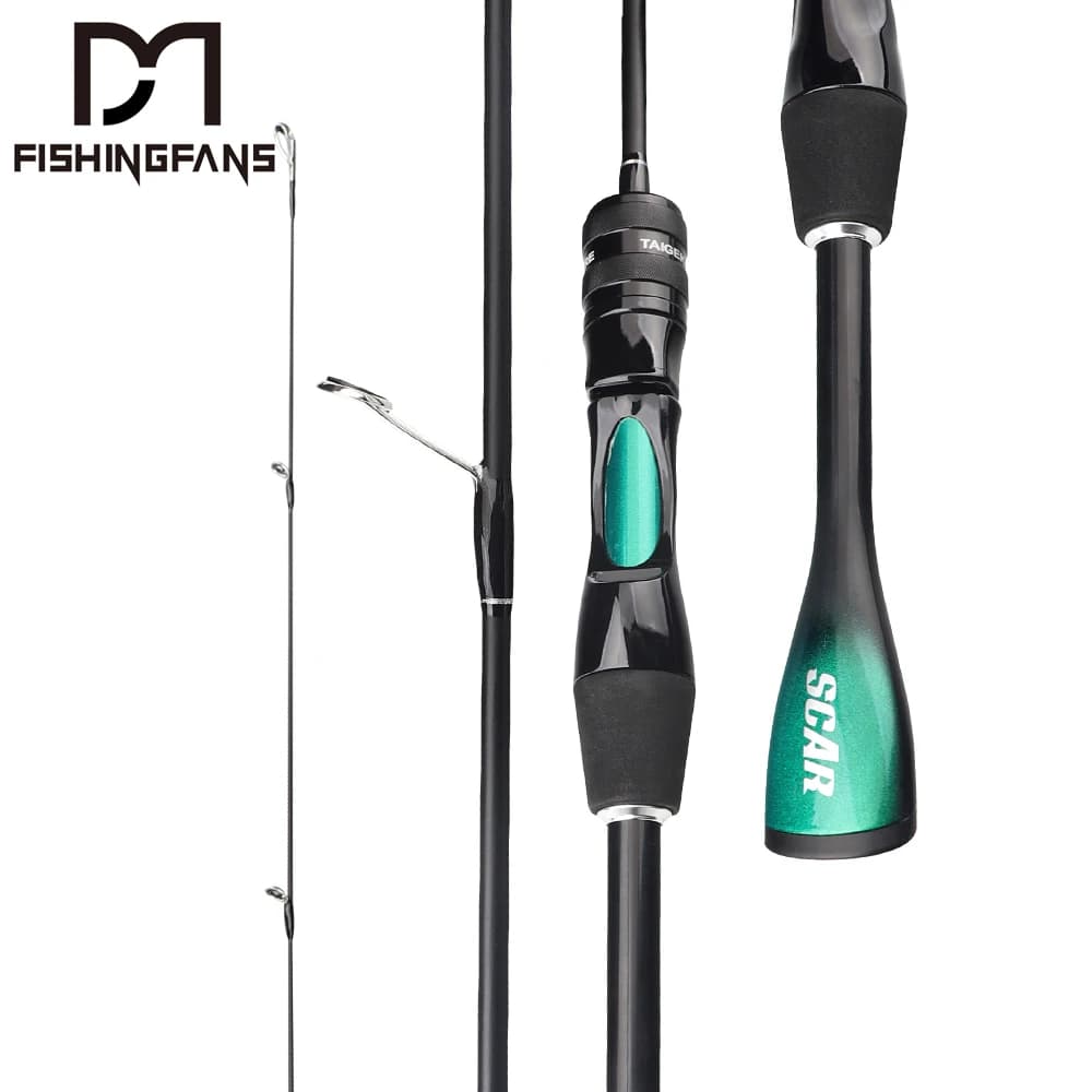 Canne spinning ultralight ORCA FISHINGFANS pointe pleine - Pêche truite rivière lac manche fuselée