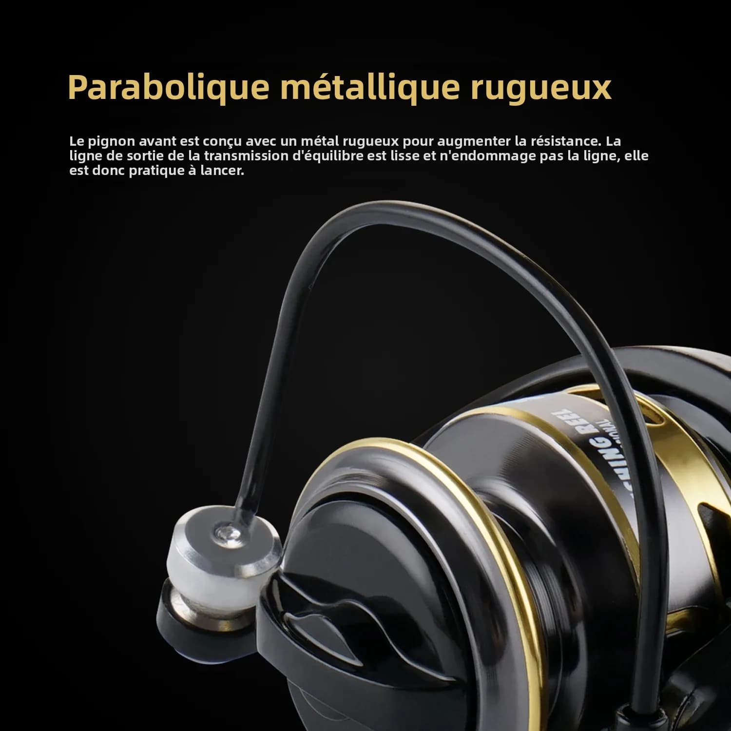 Moulinet de pêche glace compact et ultraléger Huidiao 135g, ratio 5.2:1 pour pêche hivernale précise