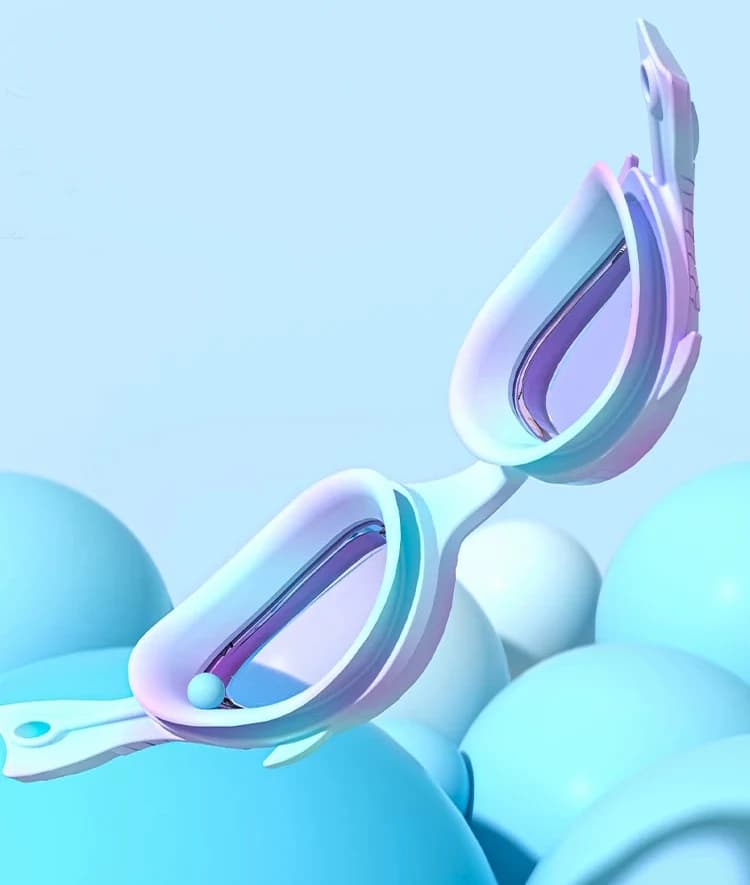 Kit lunettes et bonnet de natation enfants anti-buée étanches en silicone pour apprentissage aquatique
