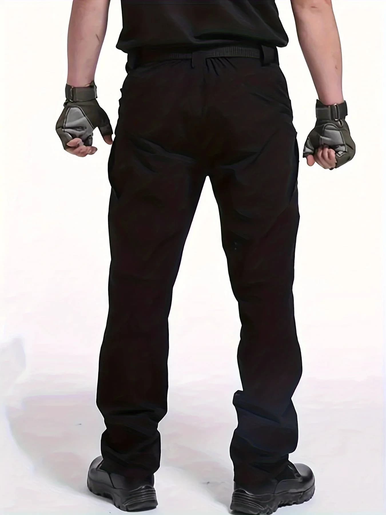Pantalon cargo grande taille été léger pêche confort poches latérales hommes grands