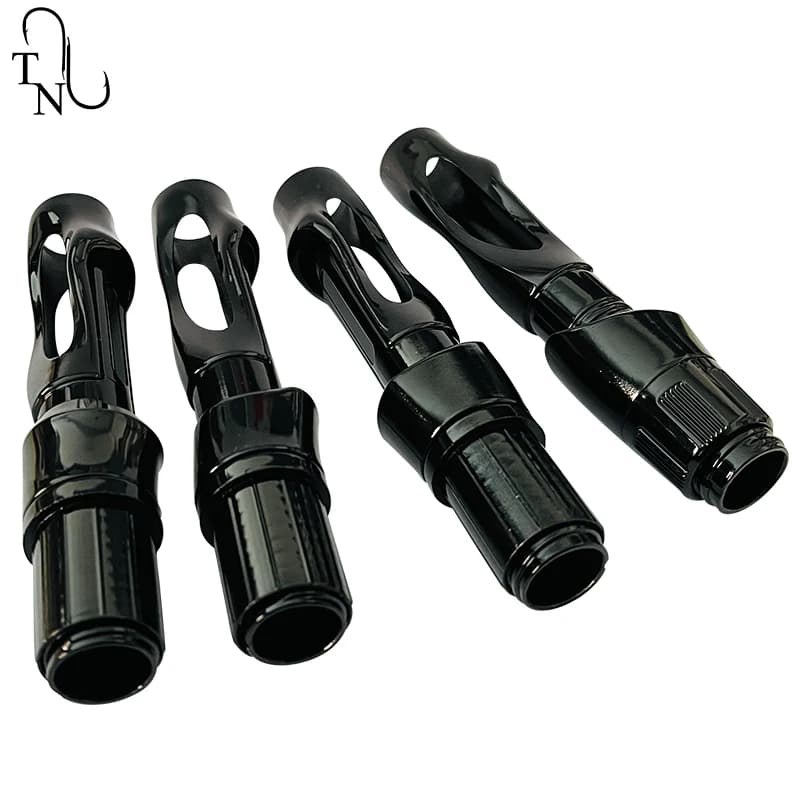 Siège de moulinet noir TN52 pour montage et réparation de cannes DIY - accessoires pêche bricolage