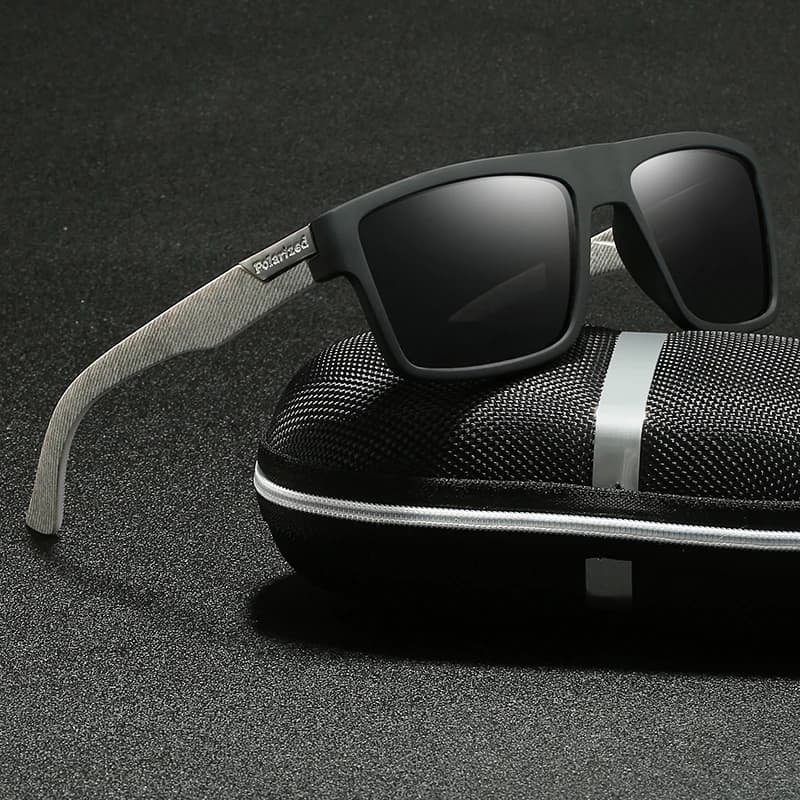 Lunettes de soleil polarisées luxe homme vintage conduite escalade sport cadeau Noël pêche