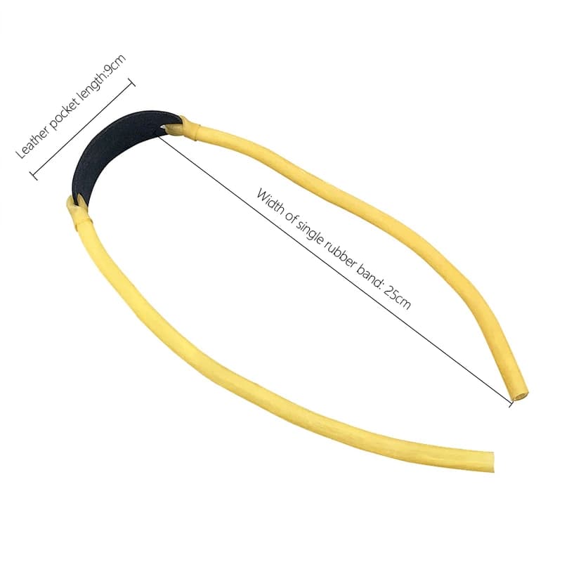 Bandes élastiques en latex naturel pour fronde de pêche - Équipement de chasse sous-marine et pêche