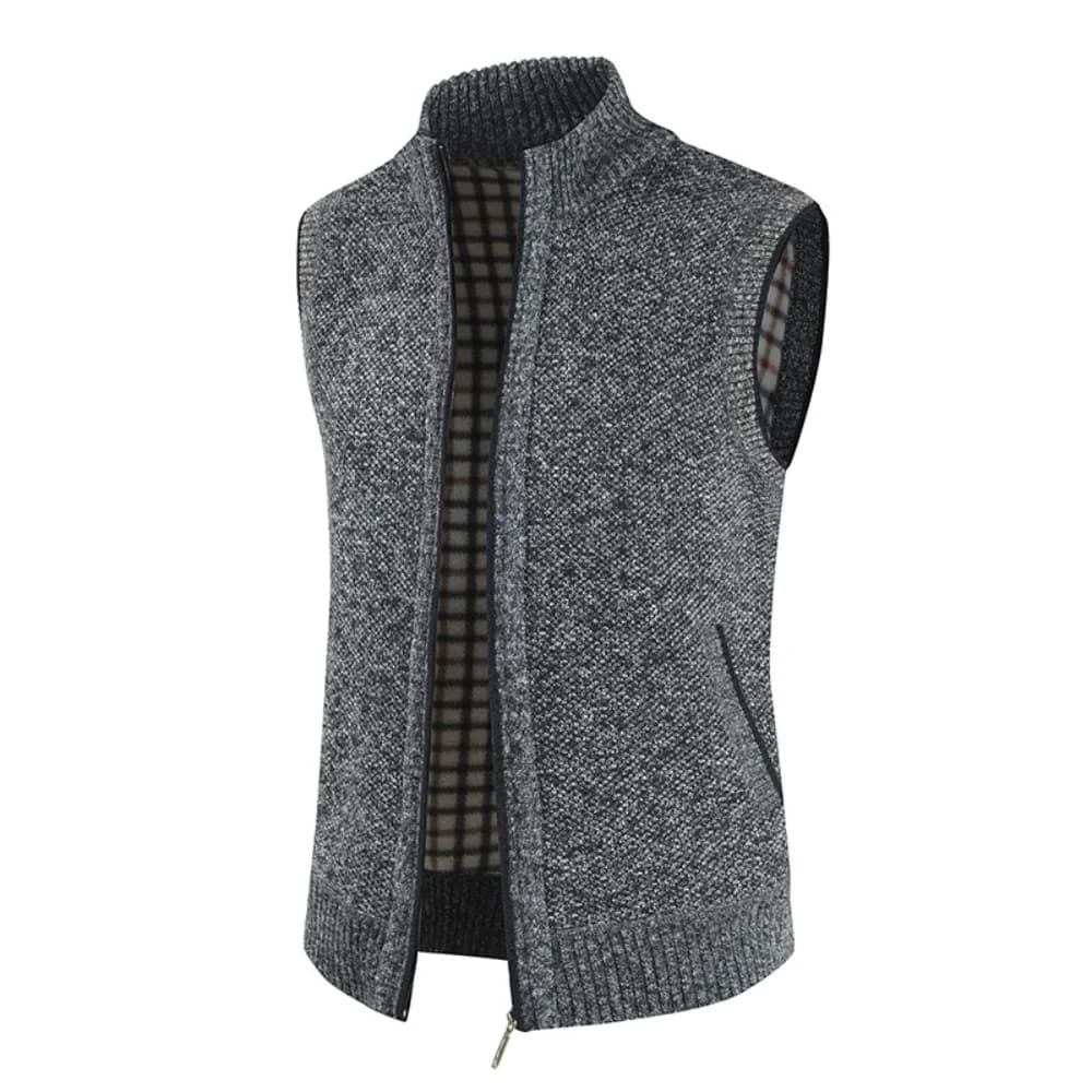 Veste sans manches chaude homme pour l'automne et l'hiver - Veste décontractée KB