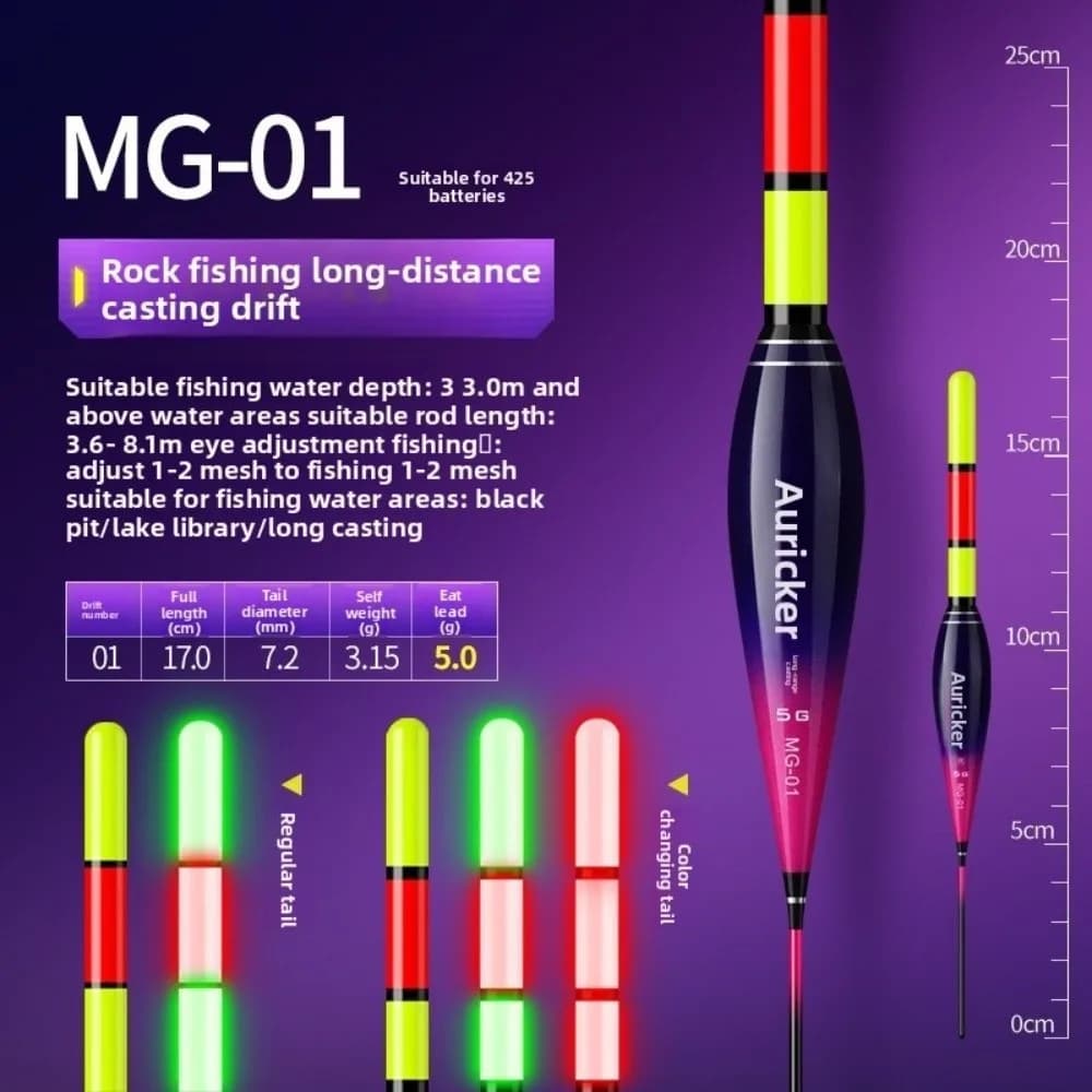 Flotteur indicateur électronique capteur gravité - détection touches changement couleur pêche nocturne