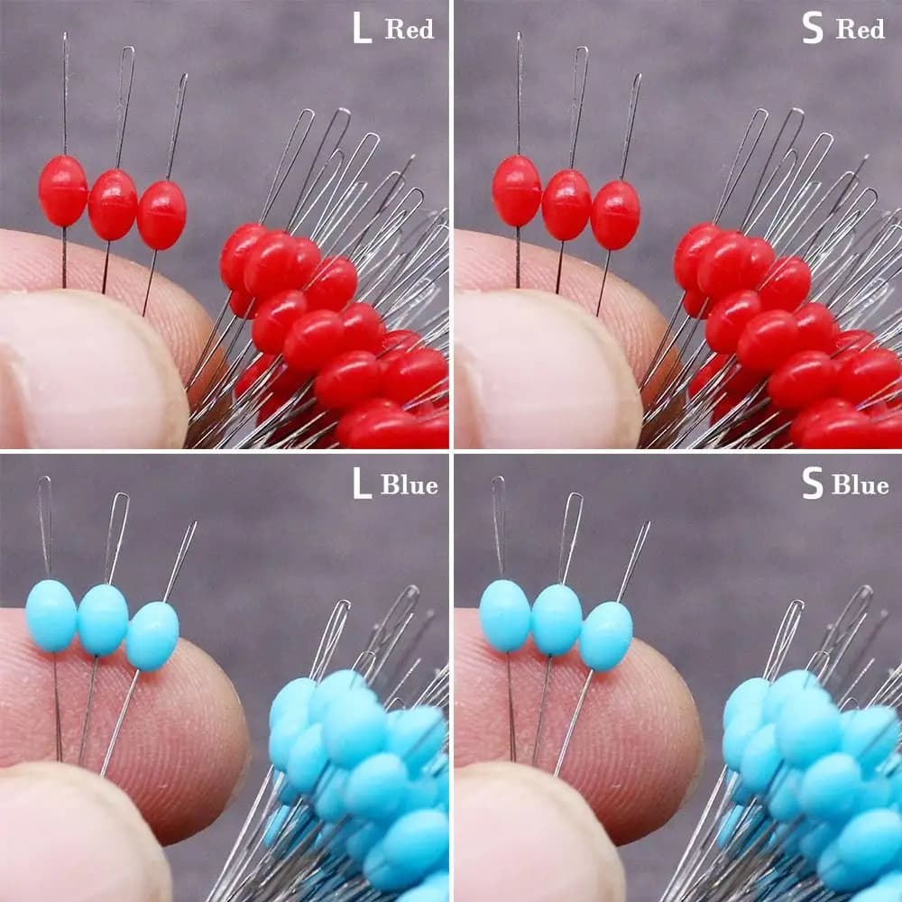 100 pièces flotteurs pêche olivier en silicone avec connecteur résistant pour ligne et stopper espace haricot