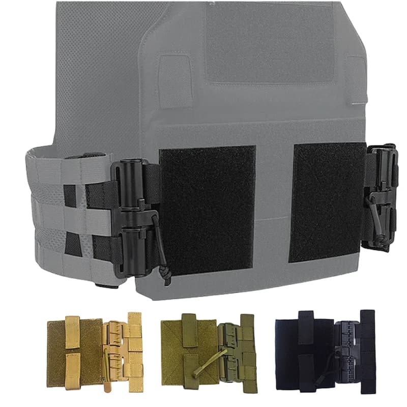 Kit boucles dégagement rapide pour gilets - Système durable JPC CPC pour équipement pêche