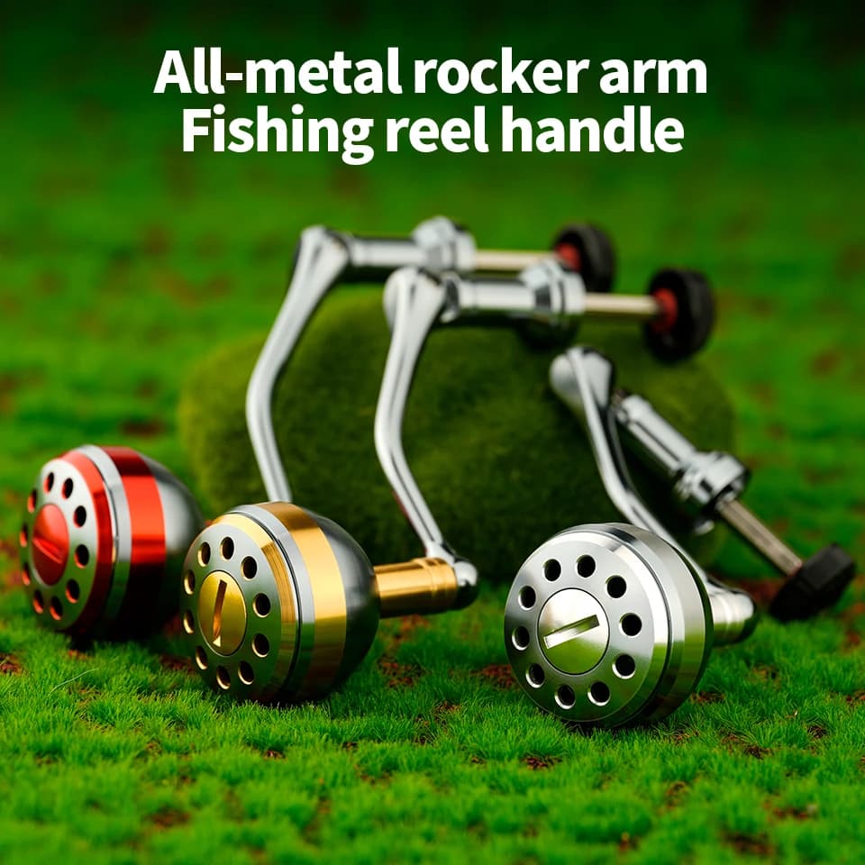 Manivelle de remplacement pour moulinet de pêche spinning CHILENT 500-7000, poignée pliante en alliage d'aluminium avec