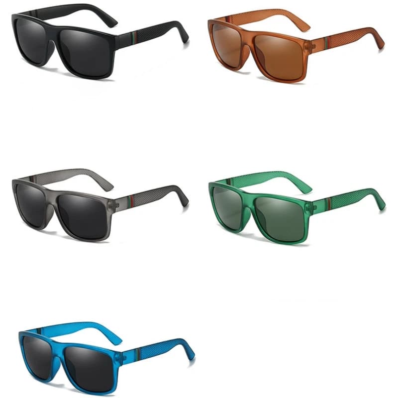Lunettes de soleil oversize polarisées pêche homme femme - UV400 vintage luxe conduite voyage