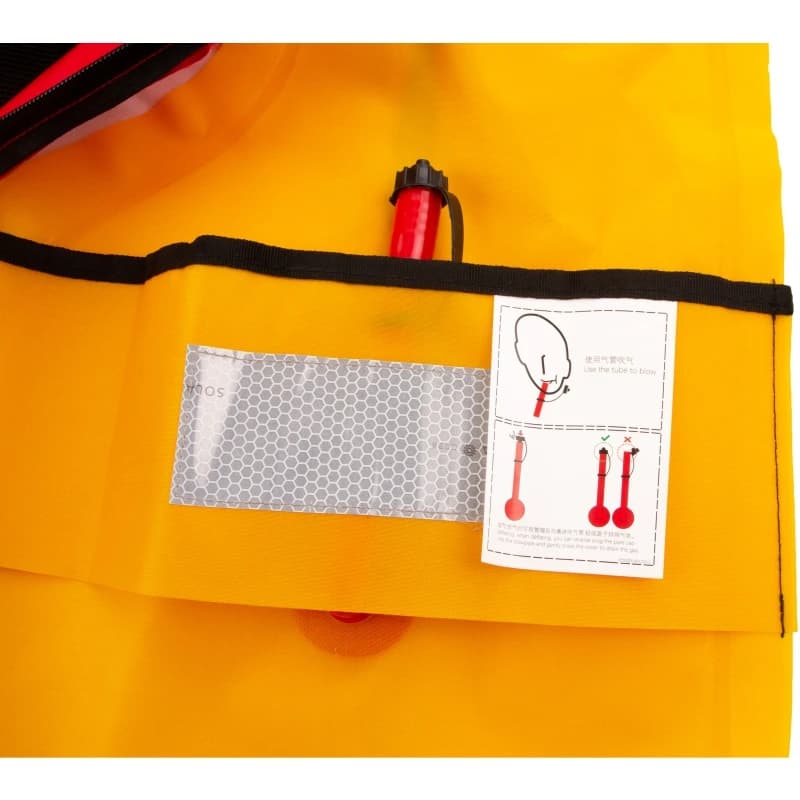 Gilet de sauvetage gonflable pêche adulte - Veste de flottaison manuelle/automatique CE 150N 100N