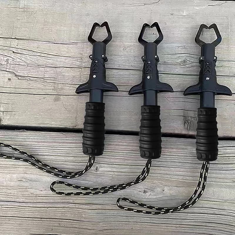 Pince à lèvres pêche avec balance intégrée - Outil anti-rouille pour débutants passionnés de pêche