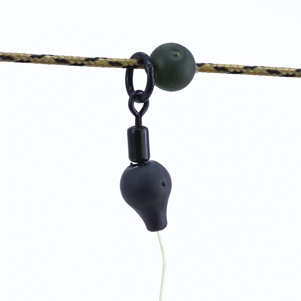 Perles Chod Hirisi 0.42g avec Swivel pour montage Hair Rig - Accessoires pêche carpe AG211